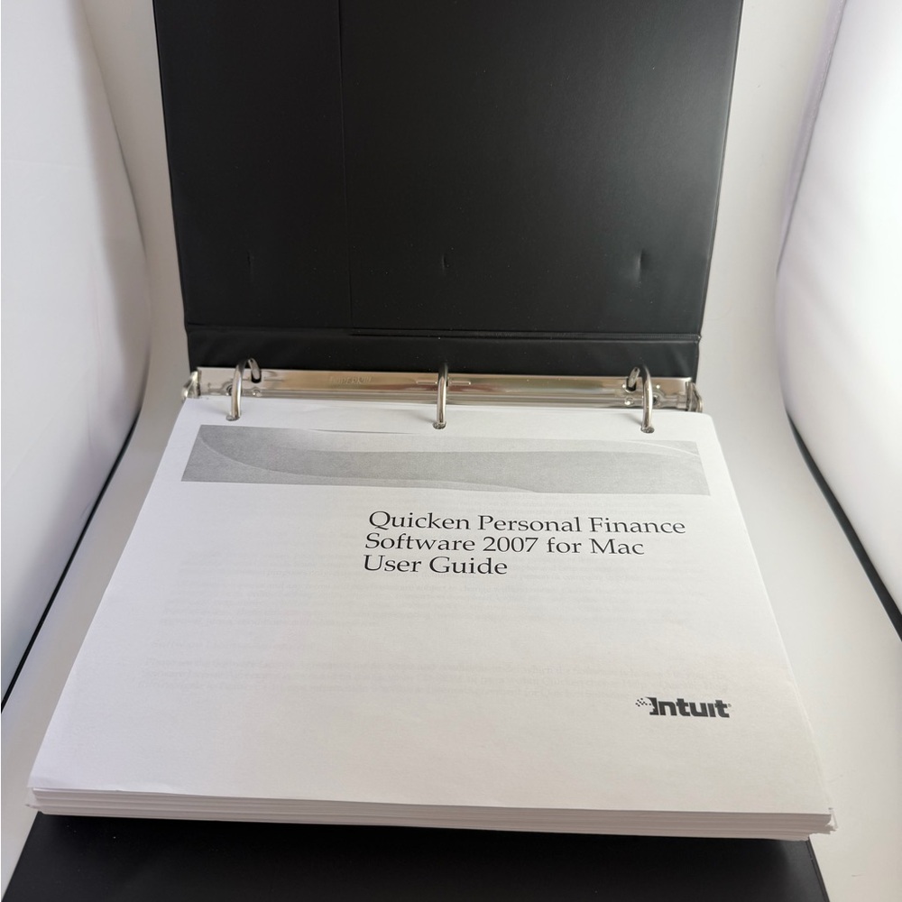 Intuit Quicken Personal Finance Software 2007 User Guide for Mac